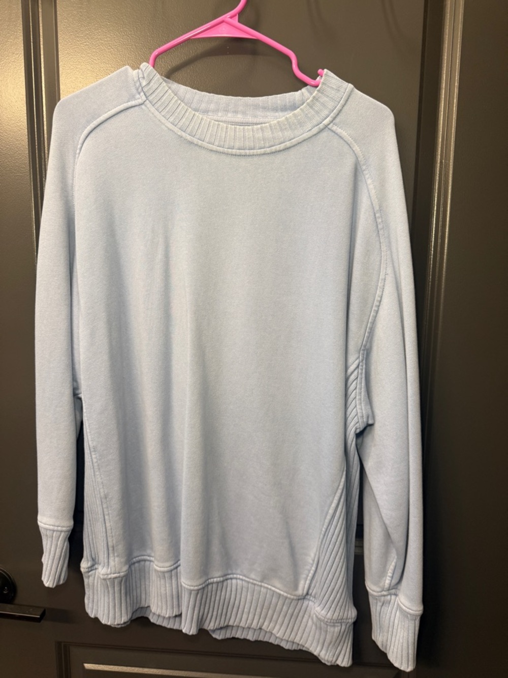 Aerie light blue oversized crew neck
